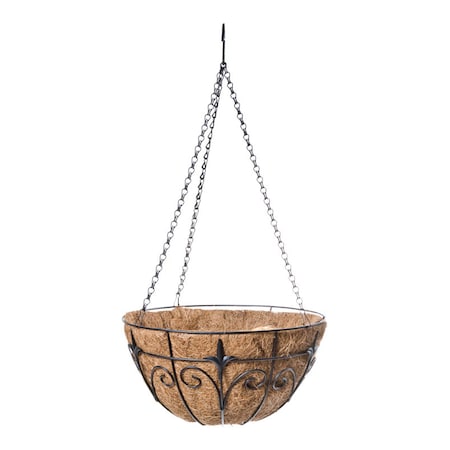 Panacea Panacea Steel Hanging Basket Black 88512